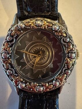 John Hardy Sterling and gold watch